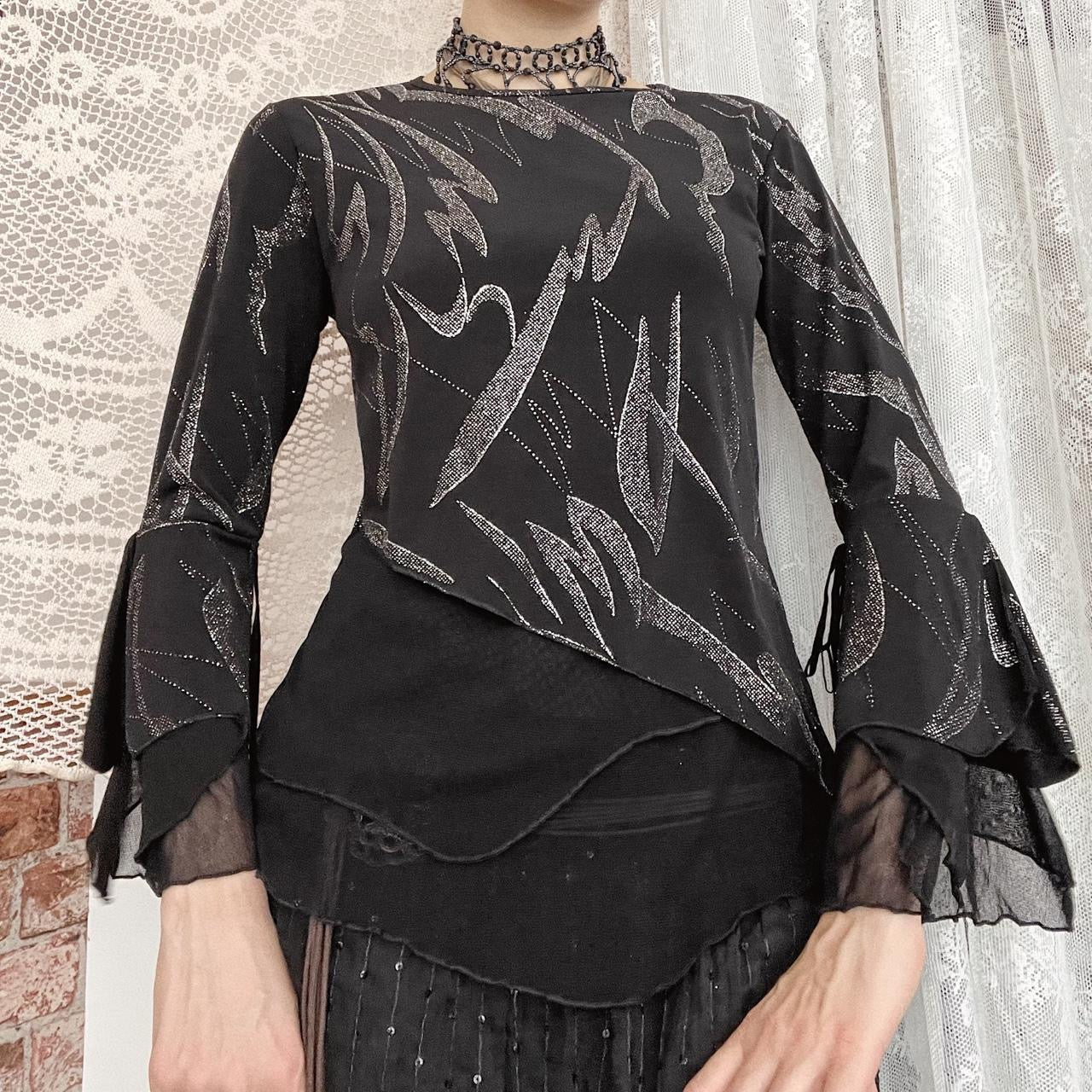 MESH BLOUSE - UK 8