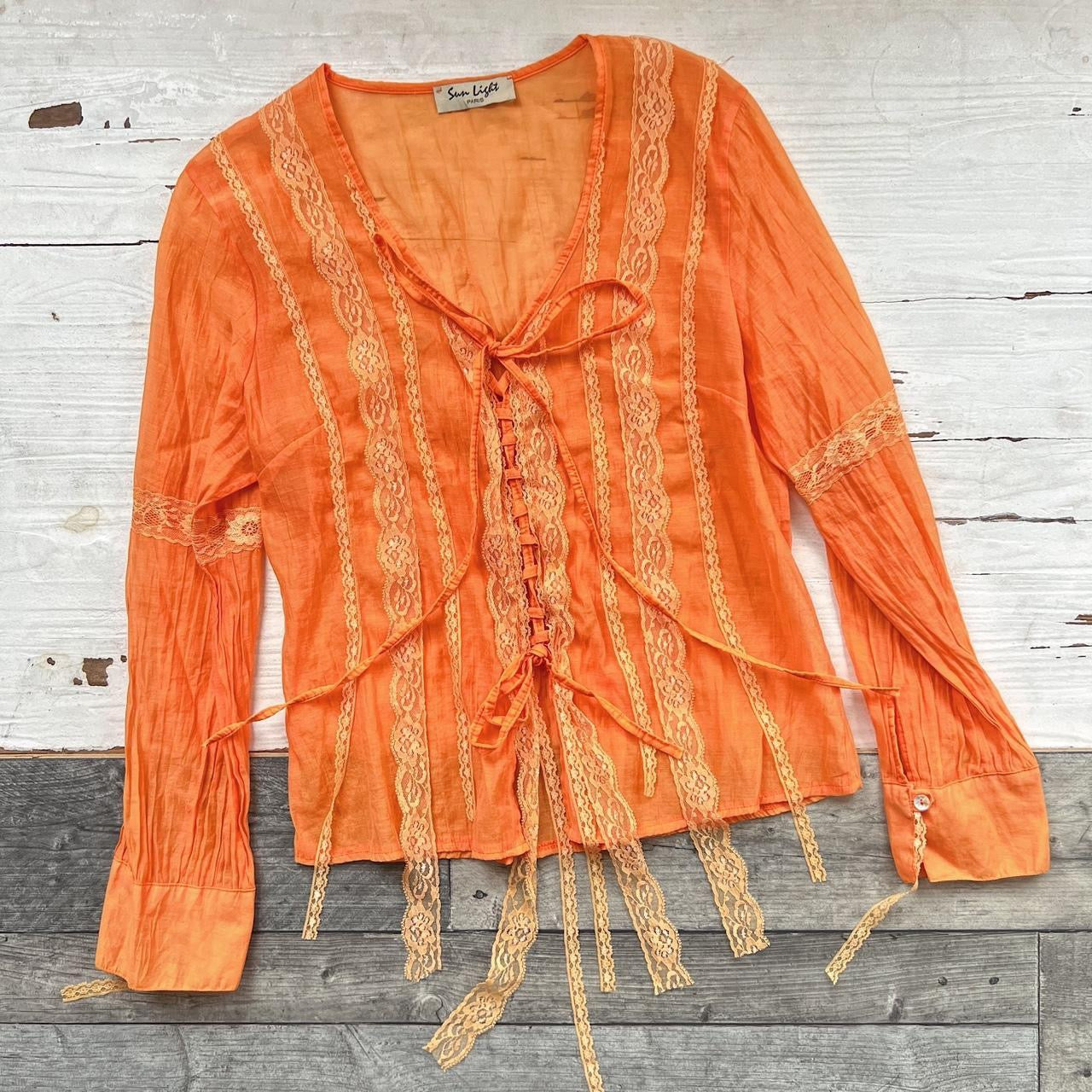 LACE BLOUSE - UK 14