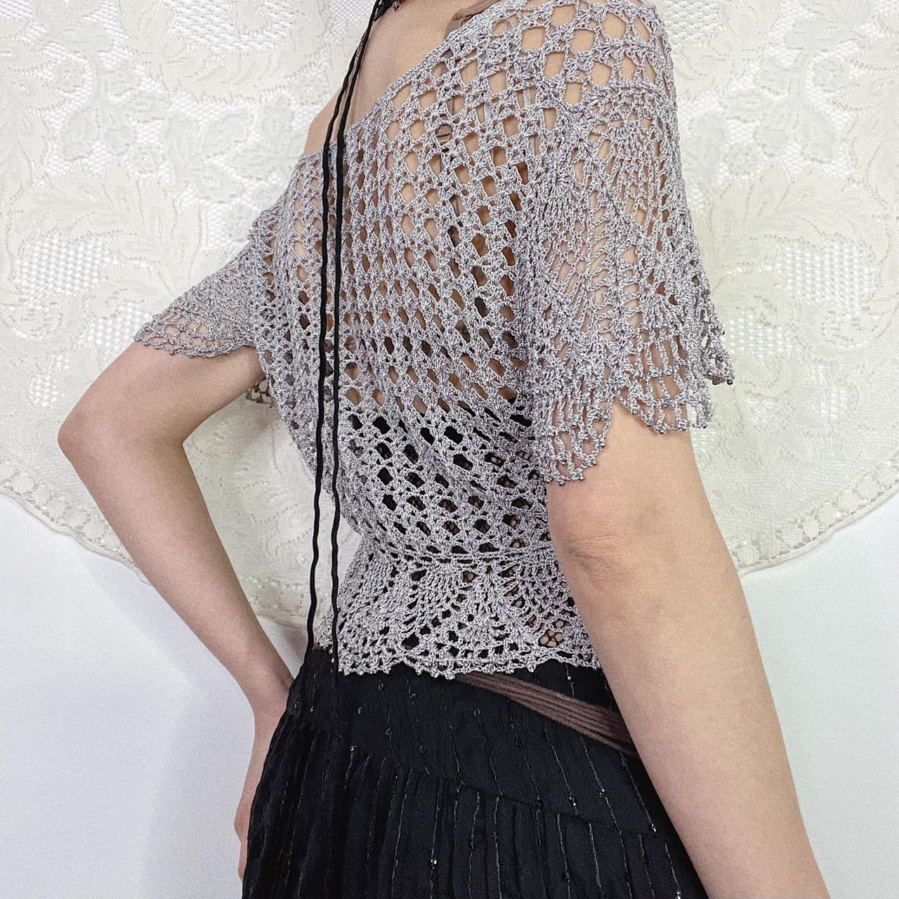 CROCHET CARDI - UK 8/10