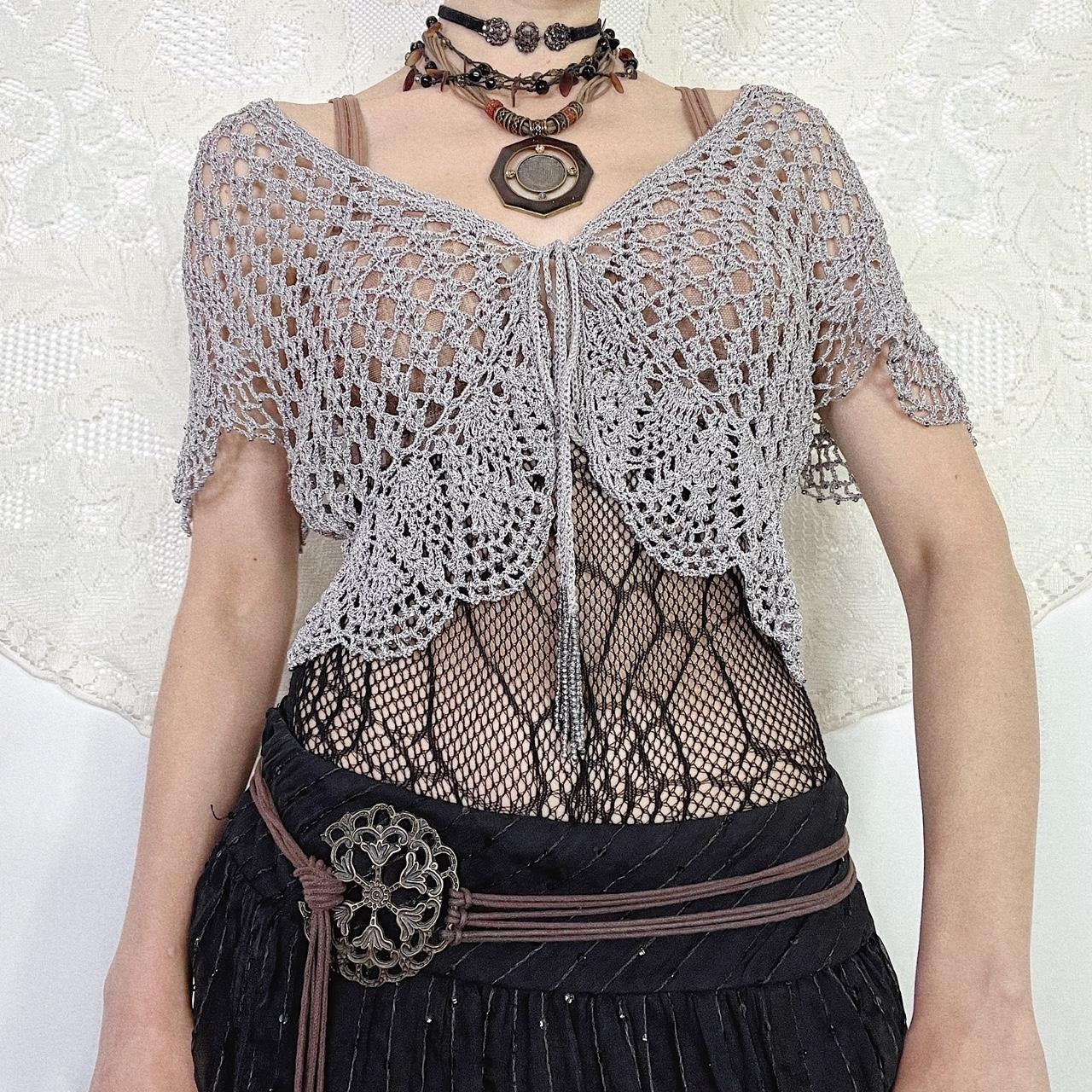 CROCHET CARDI - UK 8/10