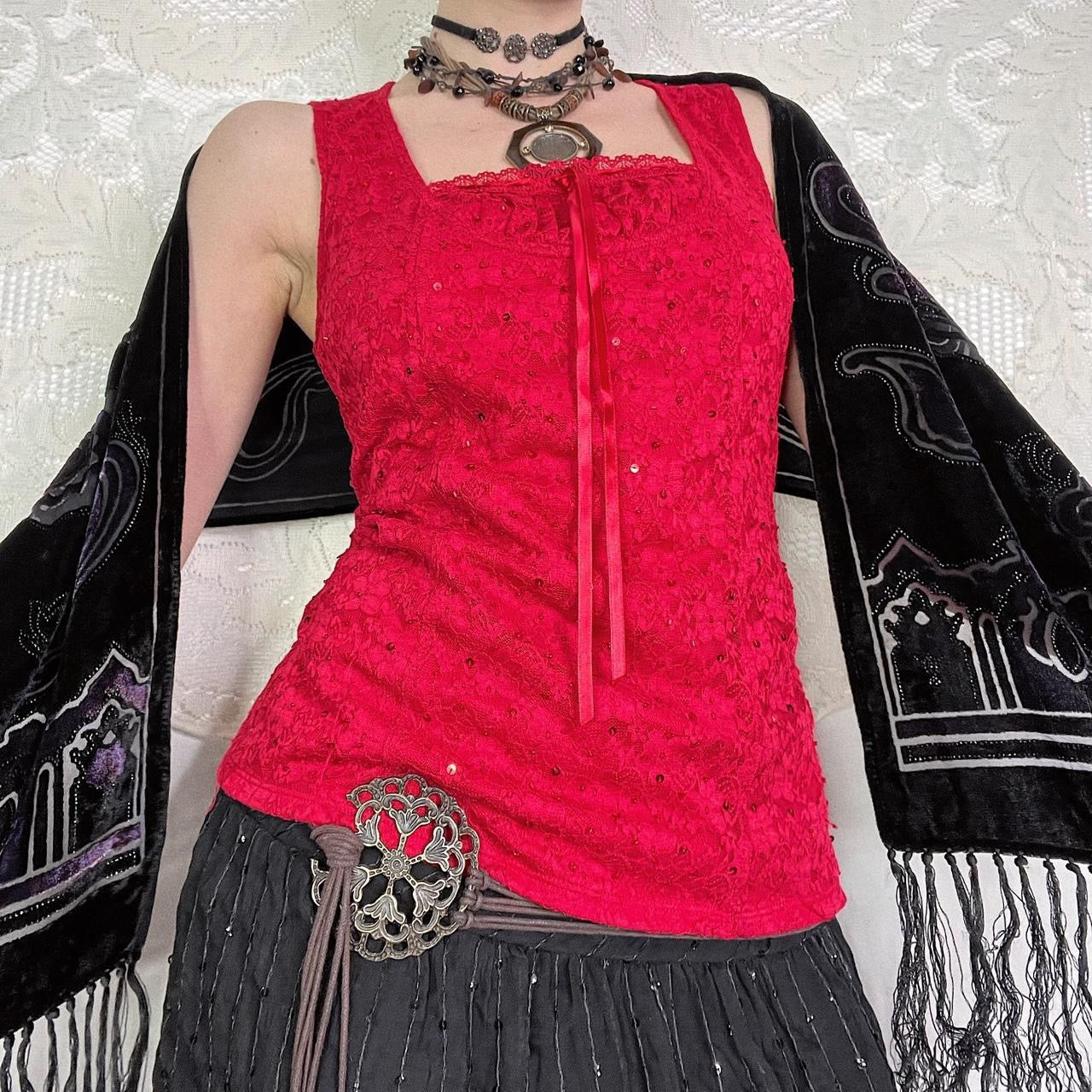 LACE TOP - UK 12/14