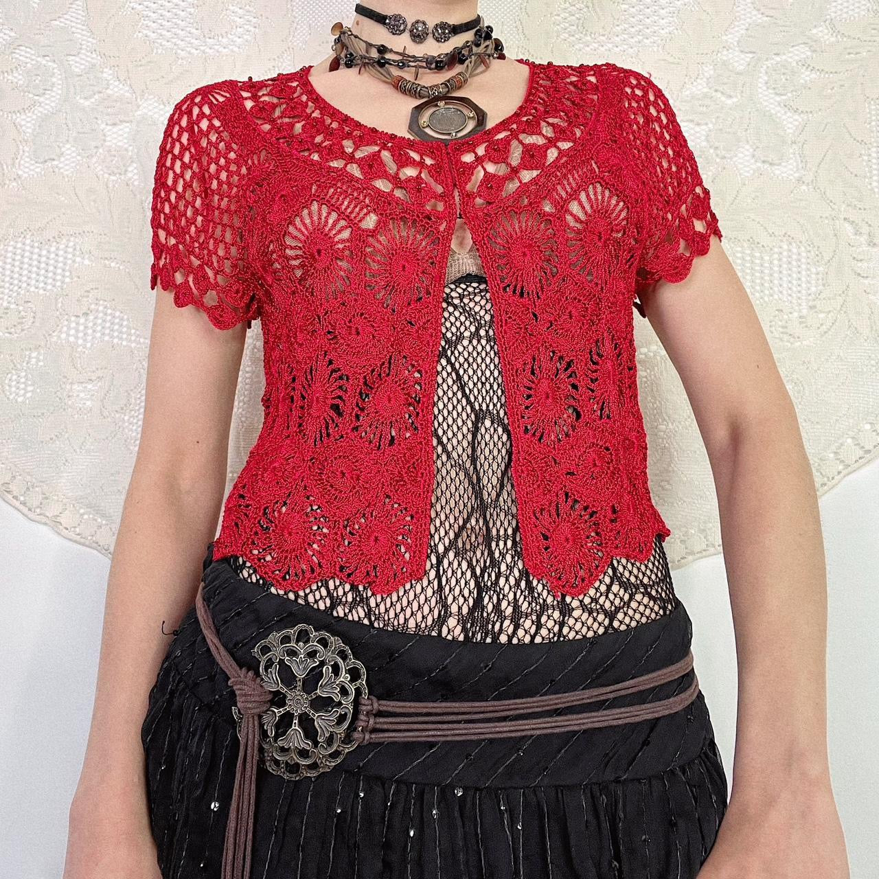 CROCHET TOP - UK 8