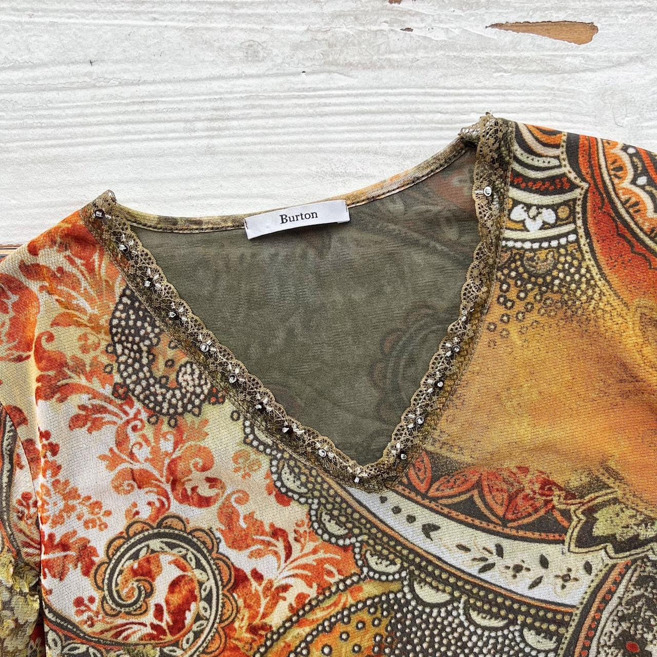 MESH BLOUSE - UK 14