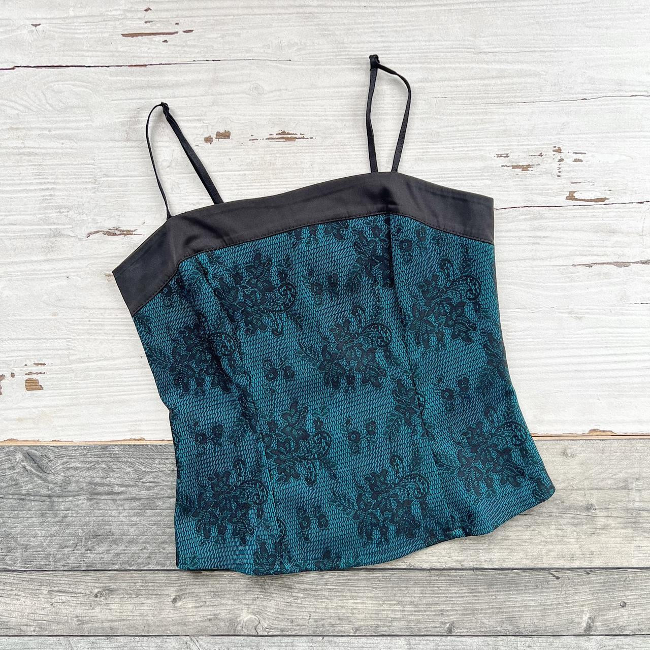 FLORAL BUSTIER - UK 12