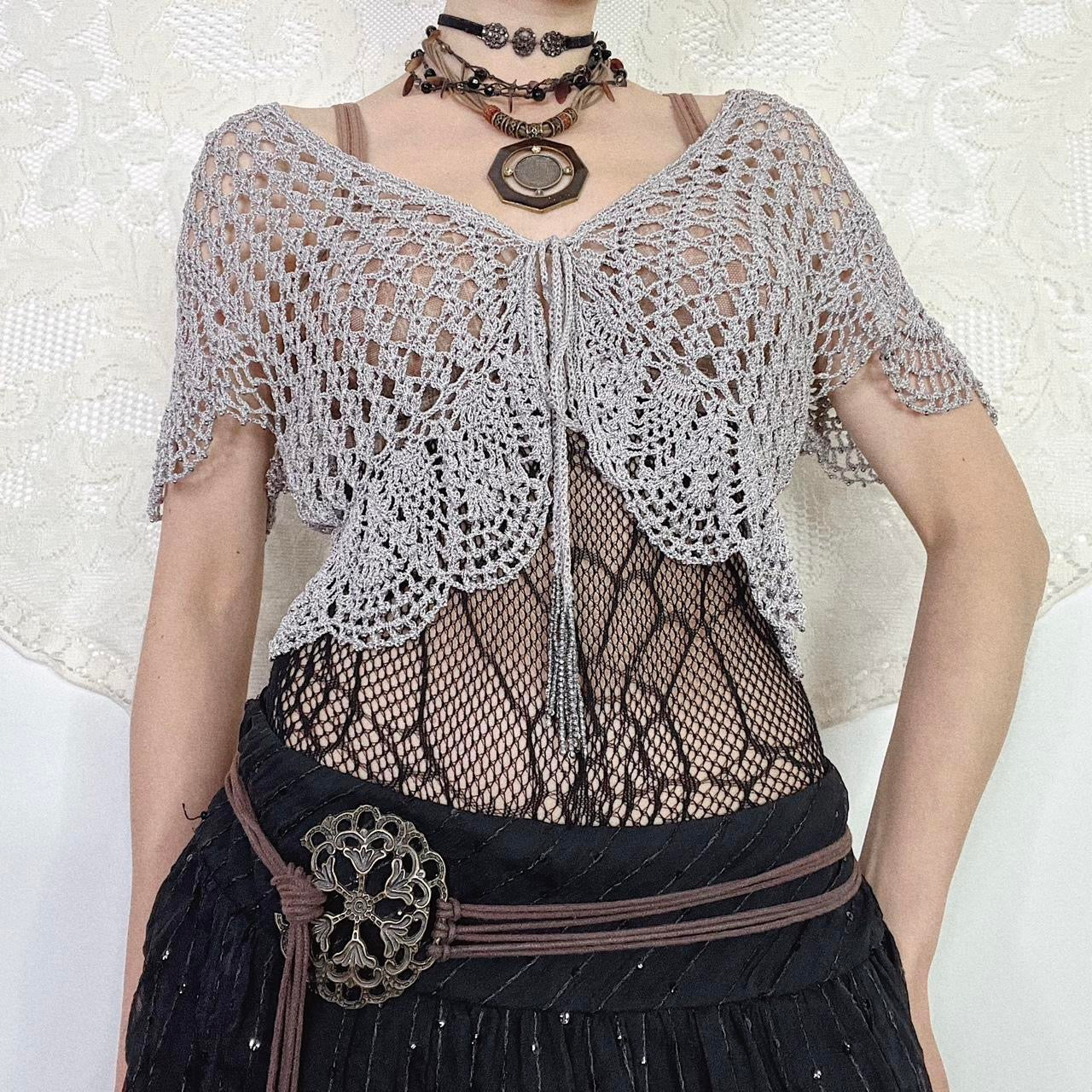 CROCHET CARDI - UK 8/10