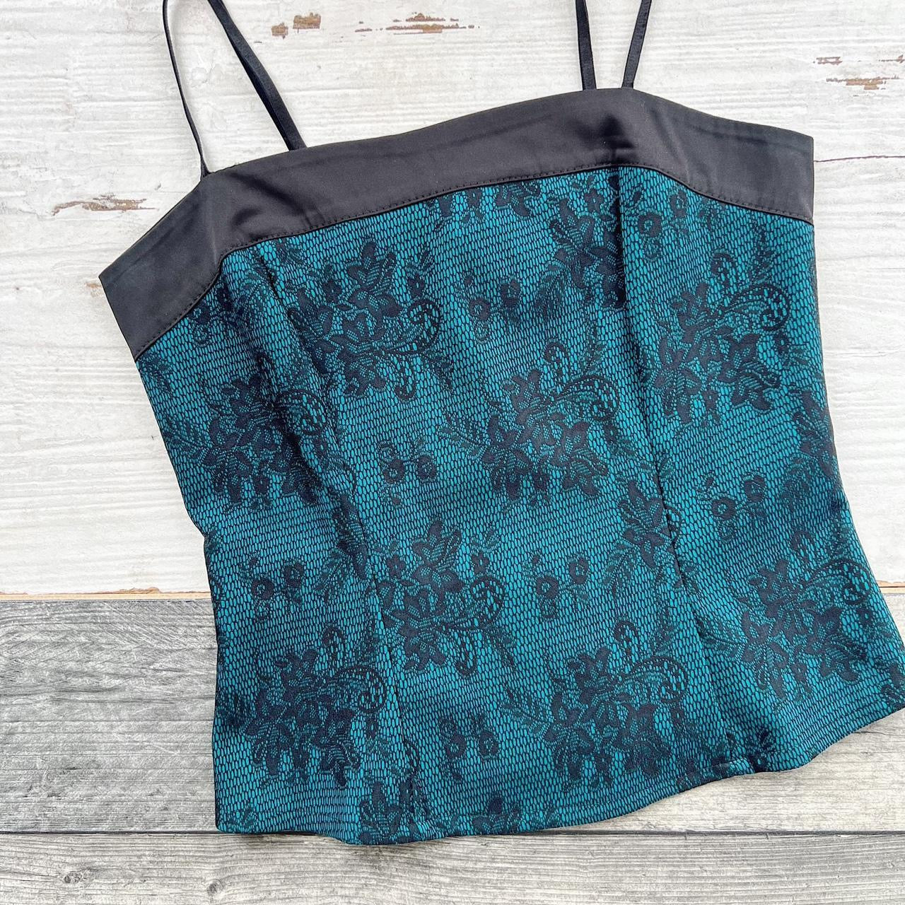 FLORAL BUSTIER - UK 12