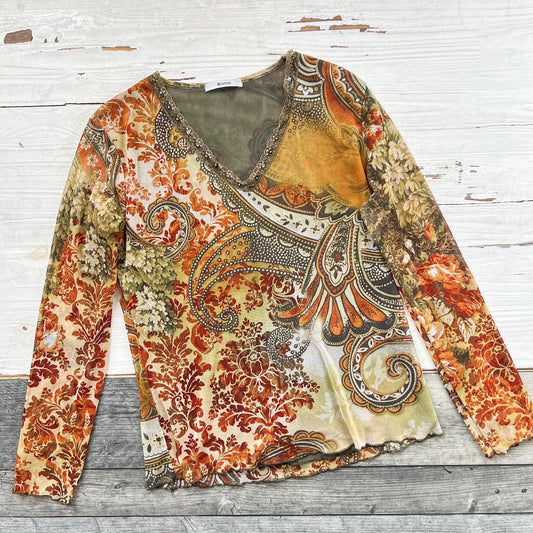 MESH BLOUSE - UK 14
