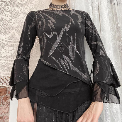 MESH BLOUSE - UK 8