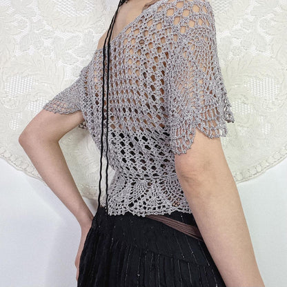 CROCHET CARDI - UK 8/10