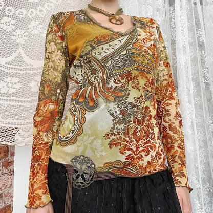 MESH BLOUSE - UK 14