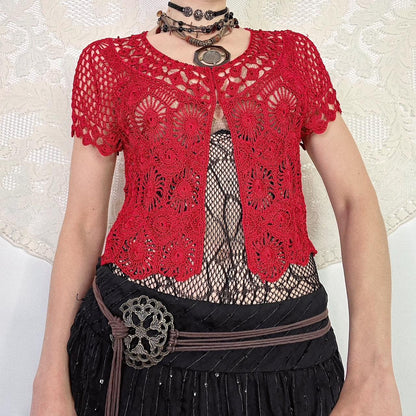 CROCHET TOP - UK 8