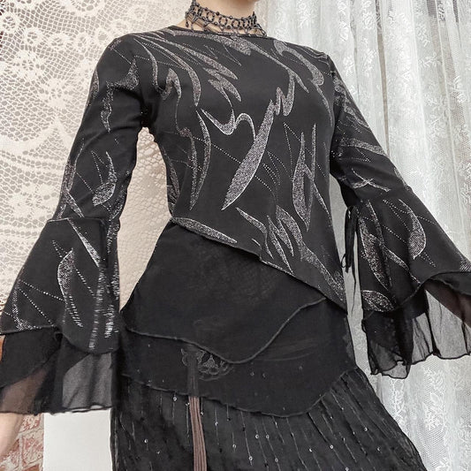 MESH BLOUSE - UK 8