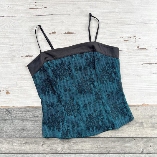 FLORAL BUSTIER - UK 12