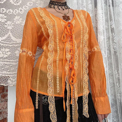 LACE BLOUSE - UK 14
