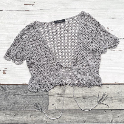 CROCHET CARDI - UK 8/10