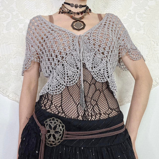 CROCHET CARDI - UK 8/10