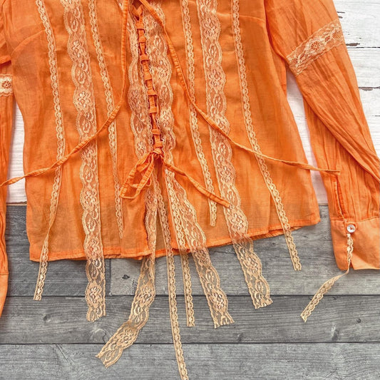 LACE BLOUSE - UK 14