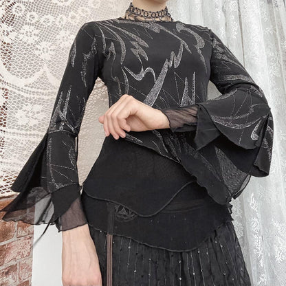 MESH BLOUSE - UK 8